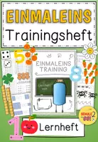 Vorschau - Arbeitsblätter - Einmaleins Training / Lernheft - Deckblatt