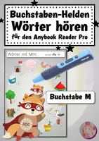 Vorschau - Arbeitsblätter - AnybookPro Material: Buchstabenhelden "M" - Deckblatt