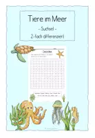 Vorschau - Spiele - Tiere im Meer - Suchsel - Deckblatt