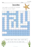 Vorschau - Spiele - Tiere im Meer - Suchsel - Seite 3
