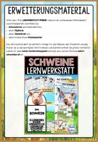 Vorschau - Arbeitsblätter - Kreativwerkstatt Schweine Flipbook | Nutztiere - Säugetiere Projekt - Seite 2