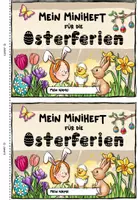 Vorschau - Arbeitsblätter - Miniheft: Wiederholung für die Osterzeit / Osterferien (Klasse 1) - Seite 1