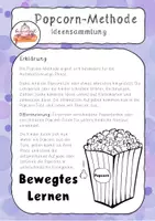 Vorschau - Anderer Materialtyp - Popcorn-Methode Ideensammlung und Material (wachsendes Materialpacket) - Deckblatt