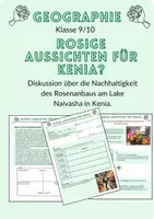 Vorschau - Arbeitsblätter - Rosen aus Kenia Podiumsdiskussion - Deckblatt