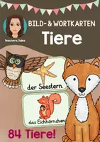 Vorschau - Spiele - Bild- & Wortkarten: Tiere - Deckblatt