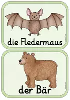 Vorschau - Spiele - Bild- & Wortkarten: Tiere - Seite 1