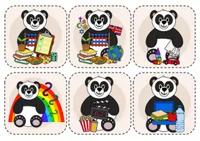 Vorschau - Präsentationen/Tafelbilder - Pandaklasse: Tagestransparenz (Tafelkarten) - KLEINE VERSION - Seite 3