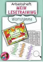 Vorschau - Stationenlernen - Lesetraining Wortstämme 1 in Farbe und schwarz-weiß-Version - Deckblatt