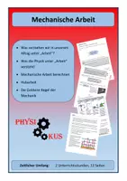 Vorschau - Unterrichtsreihen - Mechanische Arbeit erkennen und berechnen - Deckblatt