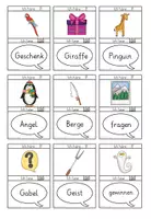 Vorschau - Spiele - Lesespiel Buchstabe G/g - Flex und Flora - Seite 2