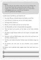 Vorschau - Arbeitsblätter - Leseübungen zum sinnentnehmenden Lesen: Ich sehe was, was du nicht siehst - Seite 2