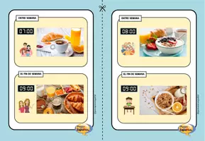 Vista previa - Juegos / Gamificación - Tarjetas Entrevista el desayuno - página 1