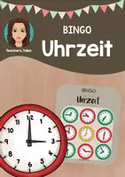 Vorschau - Spiele - Bingo: Uhrzeit - Deckblatt