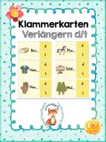 Vorschau - Bildkarten - Klammerkarten Verlängern d/t - Deckblatt