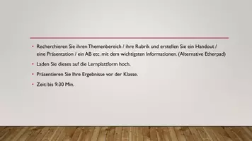 Vorschau - Arbeitsblätter - Recherche GA Empfindsamkeit - Seite 1