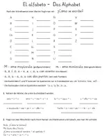 Vorschau - Arbeitsblätter - El alfabeto - ELE - Deutsch - Seite 1