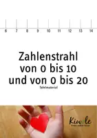 Vorschau - Poster - Zahlenstrahl von 0 bis 10 und von 0 bis 20 – Tafelmaterial - Deckblatt