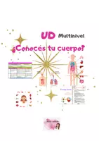 Vista previa - Unidades / Secuencias / Situaciones de Aprendizaje - Unidad Didactica + Estación de aprendizaje MASA y CUERPO HUMANO - Portada