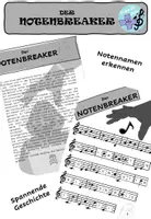 Vorschau - Arbeitsblätter - Der Notenbreaker - Notennamen erkennen - Klasse 4 + 5 +6 - Seite 1
