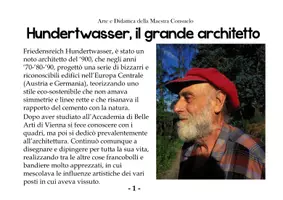 anteprima - Esercizi - Hundertwasser il grande architetto - Pagina di copertina