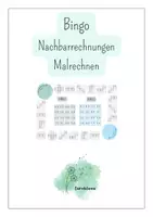 Vorschau - Spiele - Bingo Nachbarrechnungen Malrechnen - Deckblatt