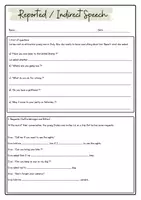 Vorschau - Arbeitsblätter - Reported / Indirect Speech Overview + Exercises + Test Oberstufe / Sekundarstufe 2 - Seite 2