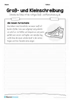 Vorschau - Arbeitsblätter - 10 Abschreibtexte zur Groß- und Kleinschreibung - Seite 3