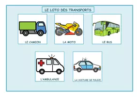 Aperçu - Jeux - Petit loto des transports - Page 2