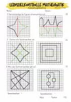 Vorschau - Test - Lernzielkontrolle Achsensymmetrie - Seite 2