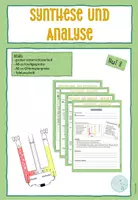 Vorschau - Stundenentwürfe - Unterrichtsstunde Synthese und Analyse - Deckblatt