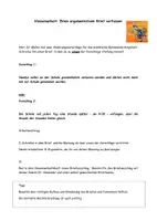 Vorschau - Arbeitsblätter - Deutsch Klassenarbeit argumentativer Brief Klasse 5 - Deckblatt