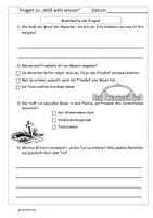 Vorschau - Arbeitsblätter - Sterben und Tod: Quiz zu Willis Reportage - Deckblatt