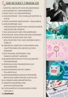 Vorschau - Unterrichtsreihen - Themenheft Organspende ; Organtransplantation (Biologie/ Ethik/ Projekt) mit Lösung Klasse 8/9/10 - Seite 1