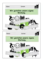 Vorschau - Arbeitsblätter - Werbeplakat gestalten - Seite 1