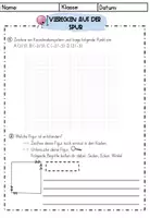 Vorschau - Arbeitsblätter - Koordinatensystem / Übungen / Geometrie - Deckblatt