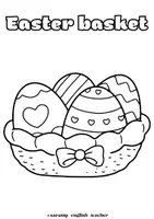 Vista previa - Manualidades / Dibujos para colorear - EASTER COLORING PAGES - página 3