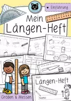 Vorschau - Arbeitsblätter - Miniheft Längen | Messen mit Größen & Körpermaßen - Deckblatt