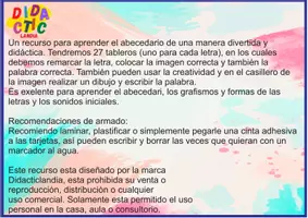 Vista previa - Juegos / Gamificación - ABECEDARIO DIDÁCTICO - página 2