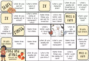 Vorschau - Spiele - Boardgame: Food and Drinks (Speaking Activity) - Seite 2