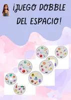 Vista previa - Unidades / Secuencias / Situaciones de Aprendizaje - Juego DOBBLE con temática del espacio - Portada