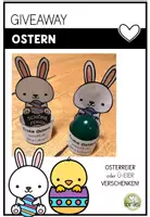 Vorschau - Mal- und Bastelvorlagen - Schülergeschenk: Ostern - Osterei - Mitbringsel / Giveaway Vorlage - Deckblatt