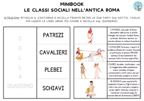 anteprima - Materiale di supporto/inclusione - I minibook dell'organizzazione politica dell'antica Roma - Pagina 1