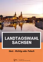 Vorschau - Arbeitsblätter - Quiz: Landtagswahl Sachsen 2024 (inkl. Lösung) - Deckblatt