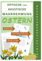 Vorschau - Arbeitsblätter - Ostern: Wahrnehmungstraining - Deckblatt