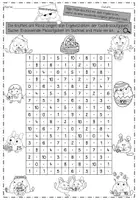 Vorschau - Arbeitsblätter - Suchsel Einmaleins – Quadrataufgaben & Kernaufgaben spielerisch üben | Blitzaufgaben Grundschule Multiplikation - Seite 3