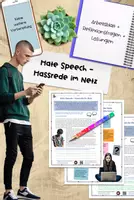 Vorschau - Stundenentwürfe - Hate Speech - Hassrede im Netz - Deckblatt