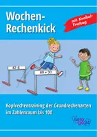 Vorschau - Arbeitsblätter - Wochen-Rechenkick - Kopfrechnen bis 100 - Deckblatt