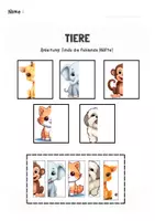Vorschau - Arbeitsblätter - Arbeitsblätter Tiere, Tiere erkennen, Tierfutter bestimmen, Tierlaute zuordnen - Seite 3