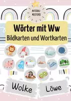 Vorschau - Bildkarten - Wörter mit W - Bildkarten und Wortkarten - Deckblatt