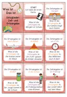 Vorschau - Spiele - Lesespiel Satzglieder: Zeit- und Ortsangabe - Seite 1
